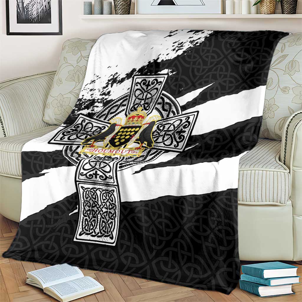 Cornwall Celtic Cross Blanket Coat Of Arms - Wonder Print Shop