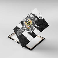 Cornwall Celtic Cross Canvas Wall Art Coat Of Arms - Wonder Print Shop