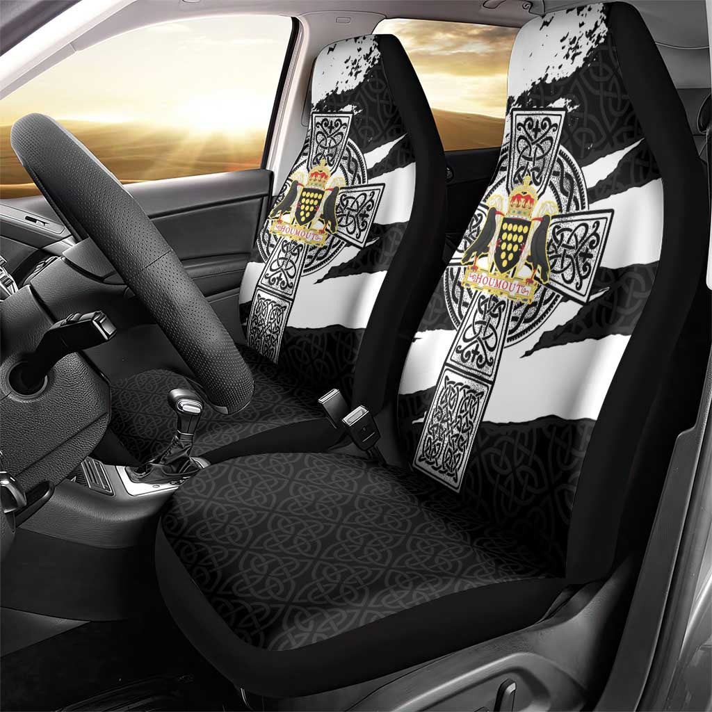 Cornwall Celtic Cross Car Seat Cover Coat Of Arms - Wonder Print Shop