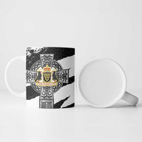 Cornwall Celtic Cross Ceramic Mug Coat Of Arms - Wonder Print Shop