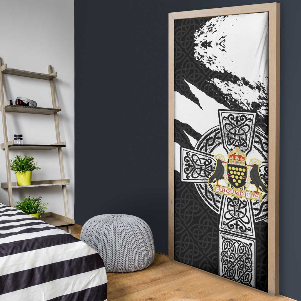 Cornwall Celtic Cross Door Cover Coat Of Arms - Wonder Print Shop