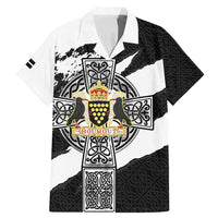 Cornwall Celtic Cross Family Matching Mermaid Dress and Hawaiian Shirt Coat Of Arms - Wonder Print Shop