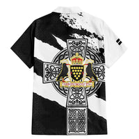 Cornwall Celtic Cross Family Matching Mermaid Dress and Hawaiian Shirt Coat Of Arms - Wonder Print Shop