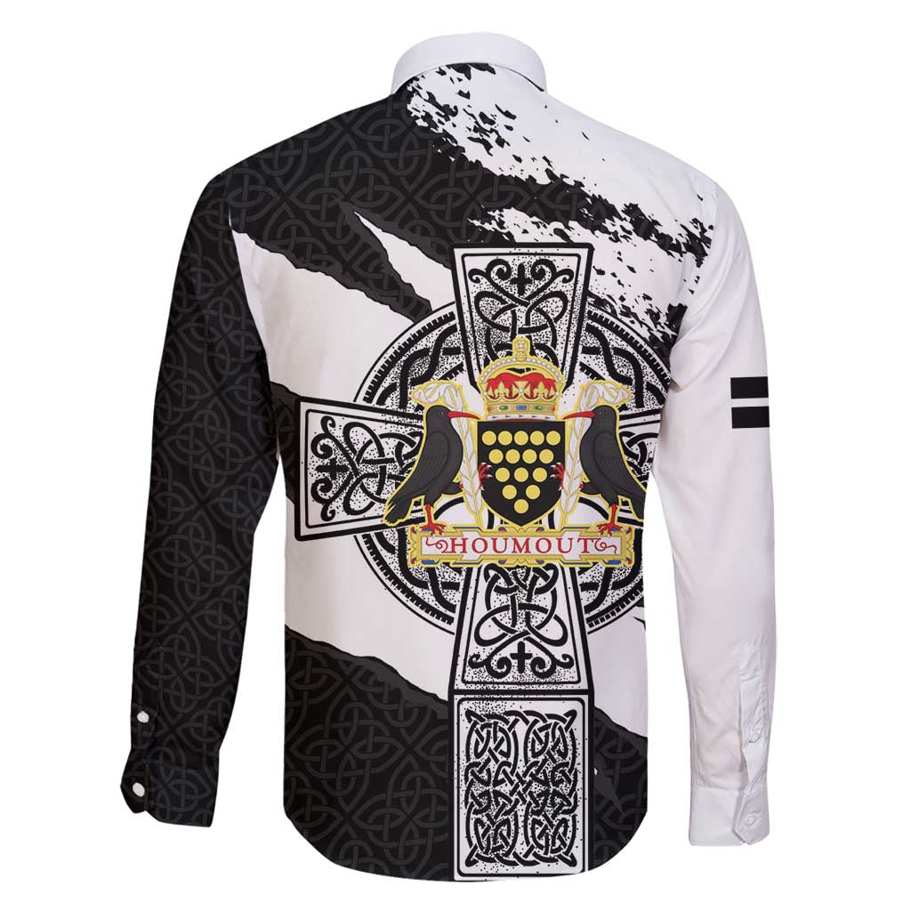 Cornwall Celtic Cross Family Matching Tank Maxi Dress and Hawaiian Shirt Coat Of Arms - Wonder Print Shop