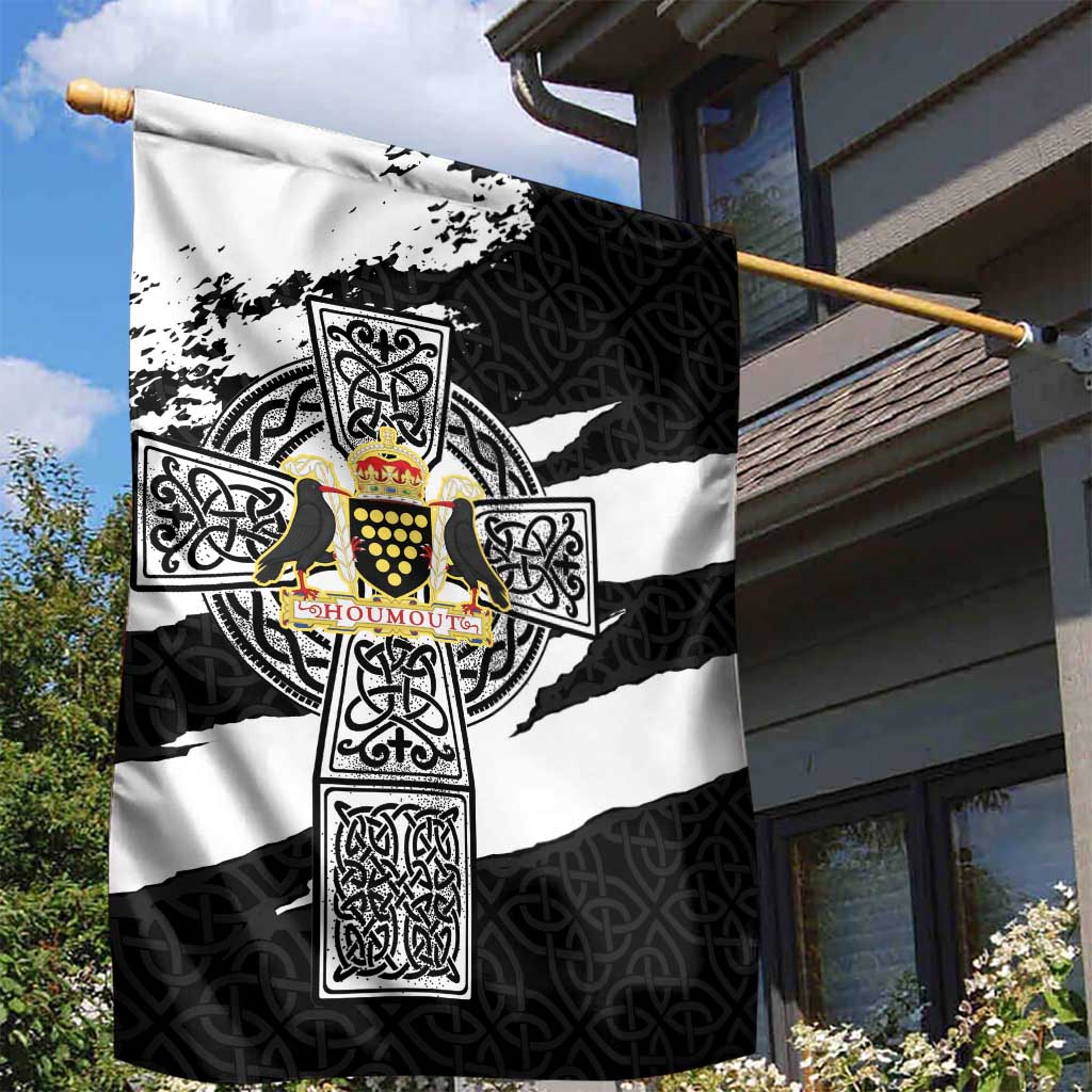 Cornwall Celtic Cross Garden Flag Coat Of Arms - Wonder Print Shop