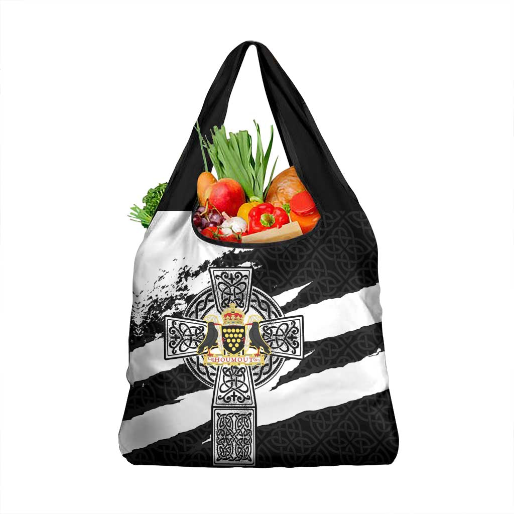 Cornwall Celtic Cross Grocery Bag Coat Of Arms - Wonder Print Shop