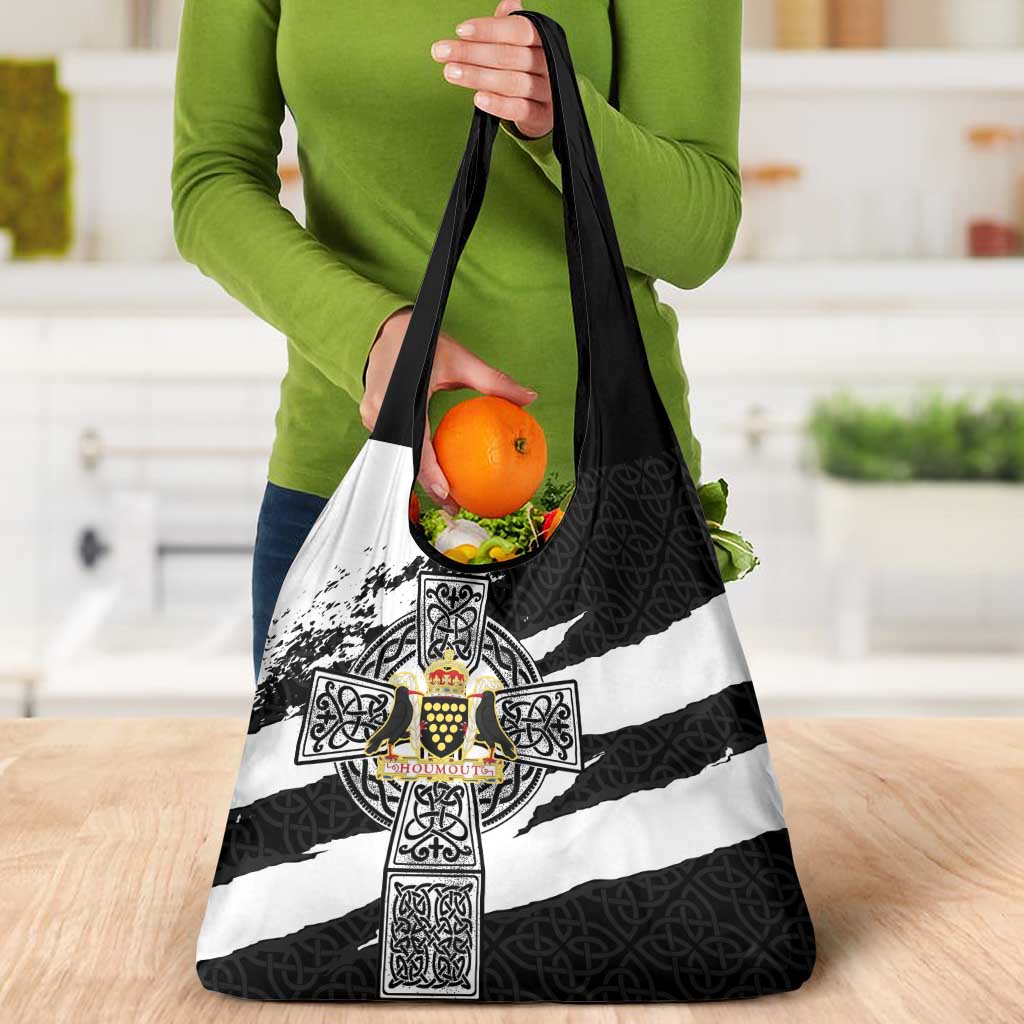 Cornwall Celtic Cross Grocery Bag Coat Of Arms - Wonder Print Shop