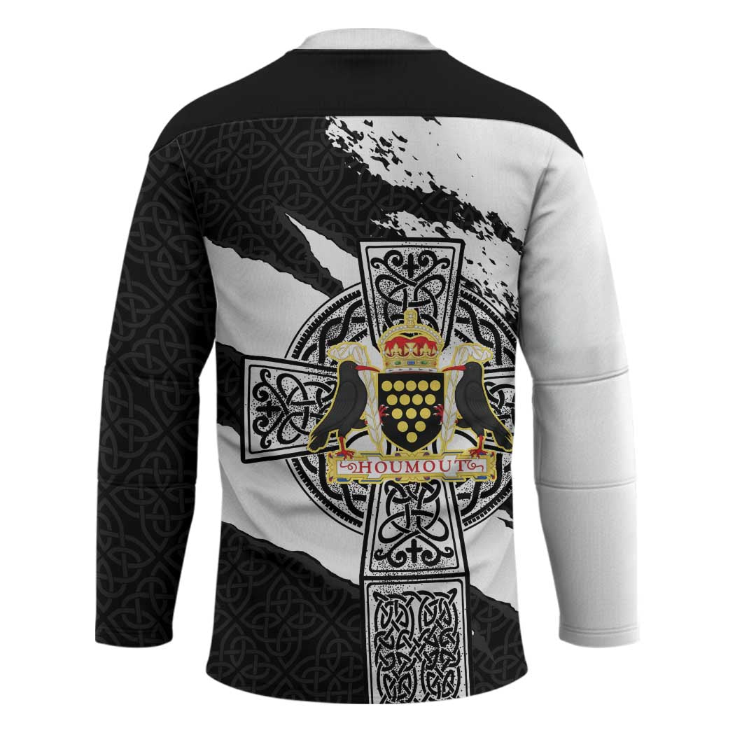 Cornwall Celtic Cross Hockey Jersey Coat Of Arms - Wonder Print Shop