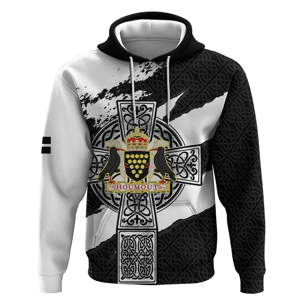 Cornwall Celtic Cross Hoodie Coat Of Arms - Wonder Print Shop