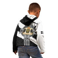 Cornwall Celtic Cross Kid Hoodie Coat Of Arms - Wonder Print Shop