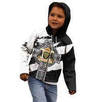 Cornwall Celtic Cross Kid Hoodie Coat Of Arms - Wonder Print Shop