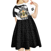 Cornwall Celtic Cross Kid Short Sleeve Dress Coat Of Arms - Wonder Print Shop