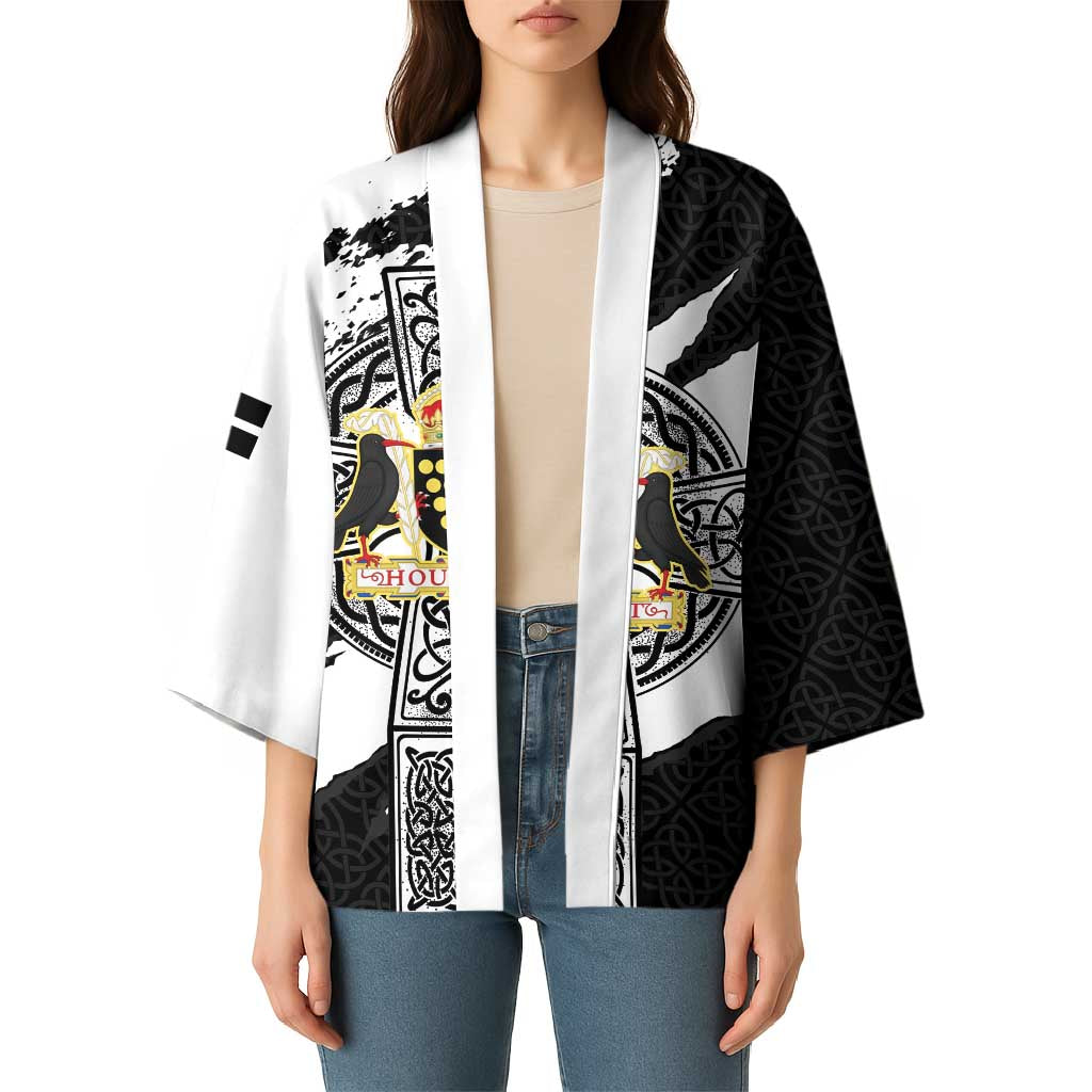 Cornwall Celtic Cross Kimono Coat Of Arms - Wonder Print Shop