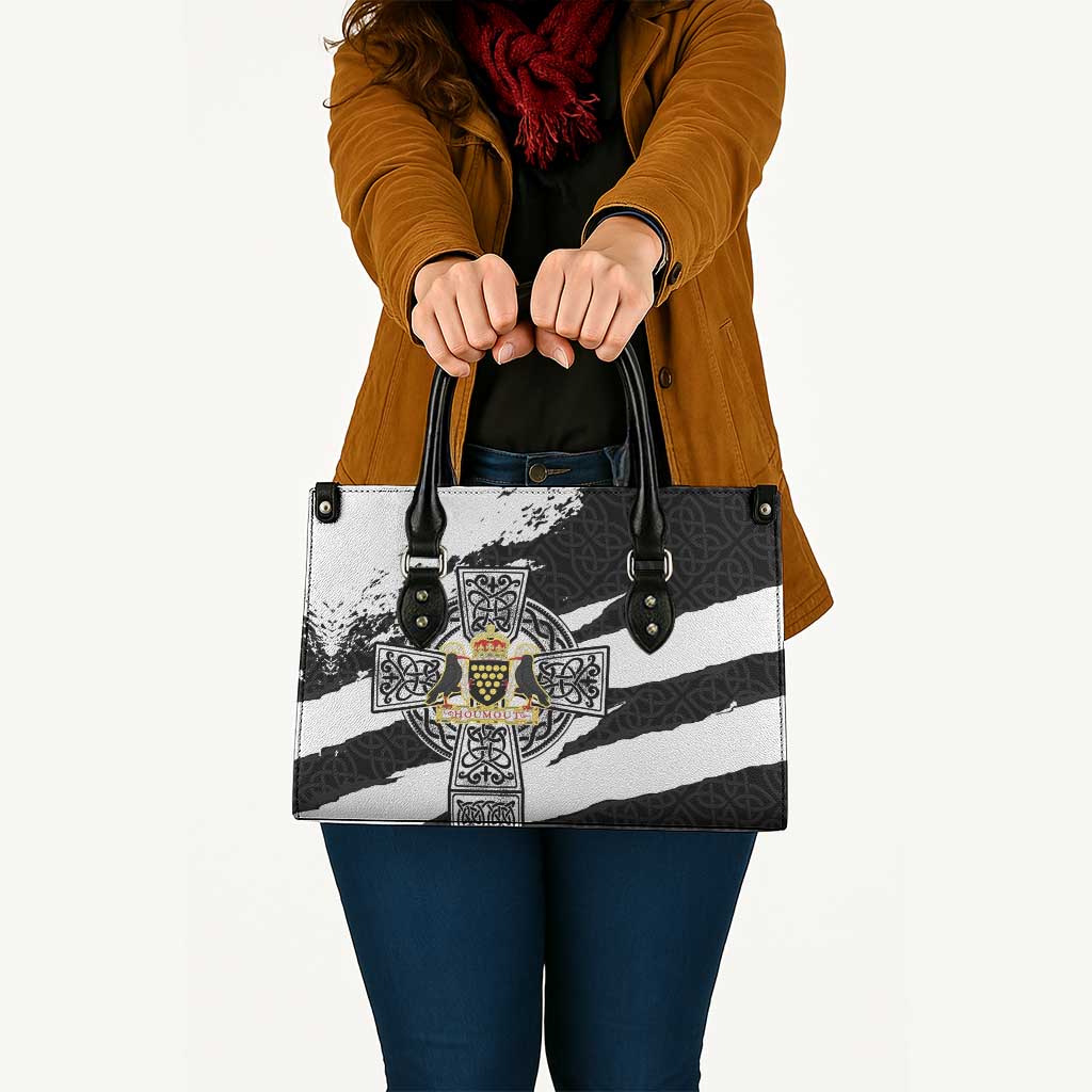 Cornwall Celtic Cross Leather Bag Coat Of Arms - Wonder Print Shop