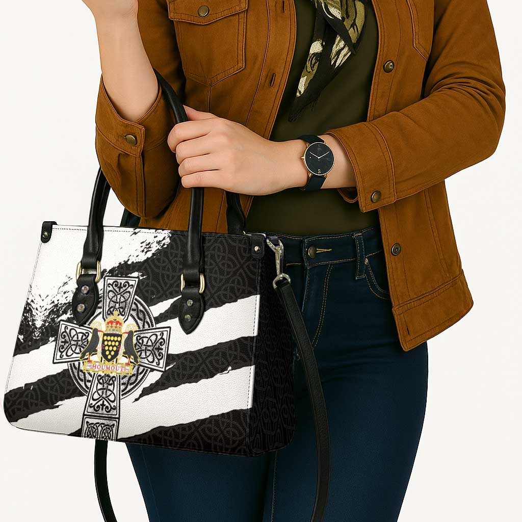 Cornwall Celtic Cross Leather Bag Coat Of Arms - Wonder Print Shop