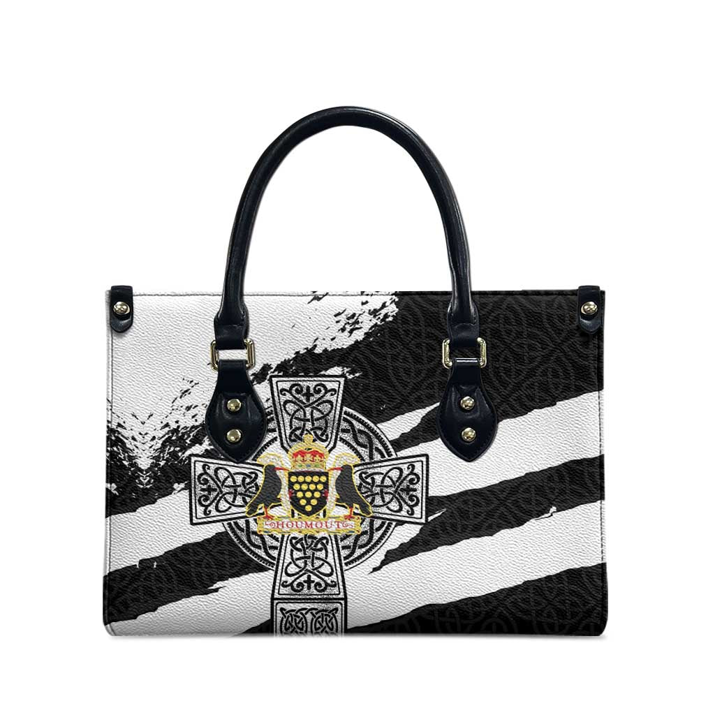 Cornwall Celtic Cross Leather Bag Coat Of Arms - Wonder Print Shop