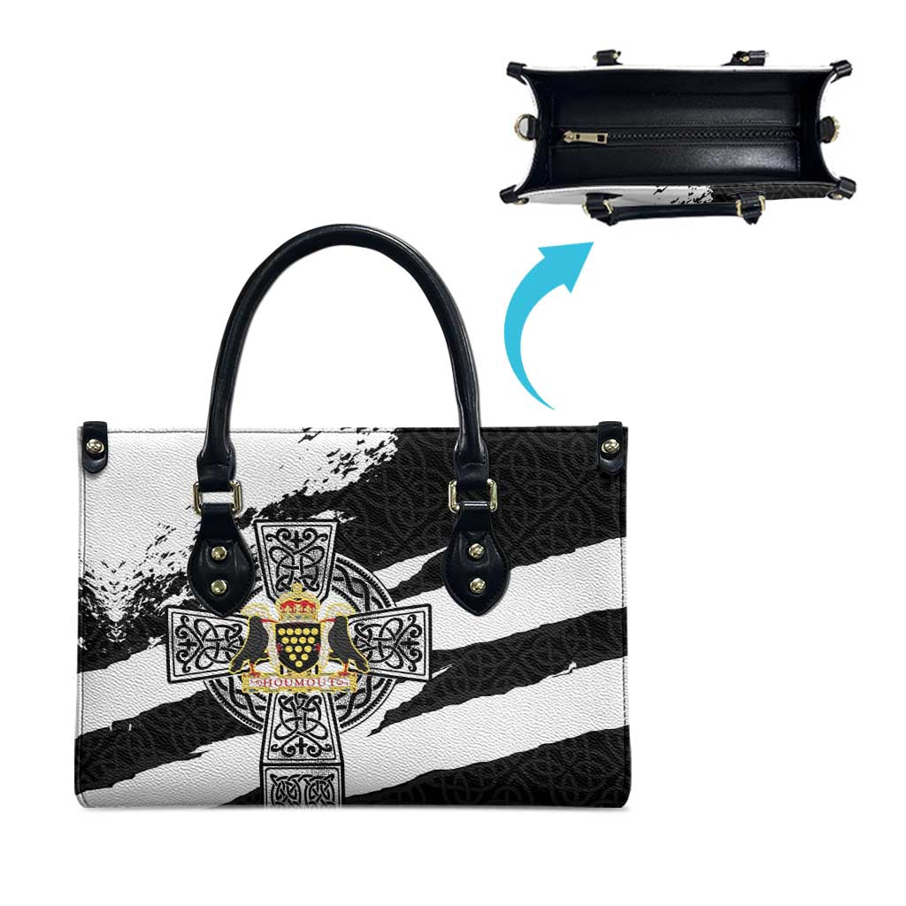 Cornwall Celtic Cross Leather Bag Coat Of Arms - Wonder Print Shop