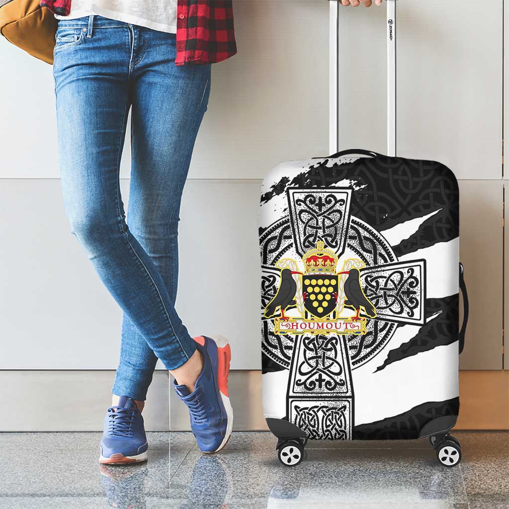 Cornwall Celtic Cross Luggage Cover Coat Of Arms - Wonder Print Shop
