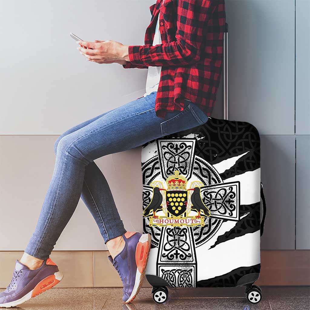 Cornwall Celtic Cross Luggage Cover Coat Of Arms - Wonder Print Shop