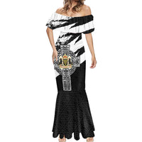 Cornwall Celtic Cross Mermaid Dress Coat Of Arms - Wonder Print Shop