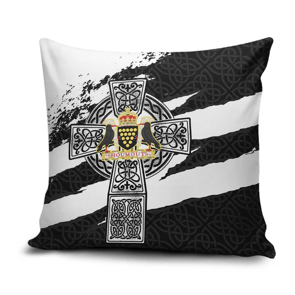 Cornwall Celtic Cross Pillow Cover Coat Of Arms - Wonder Print Shop