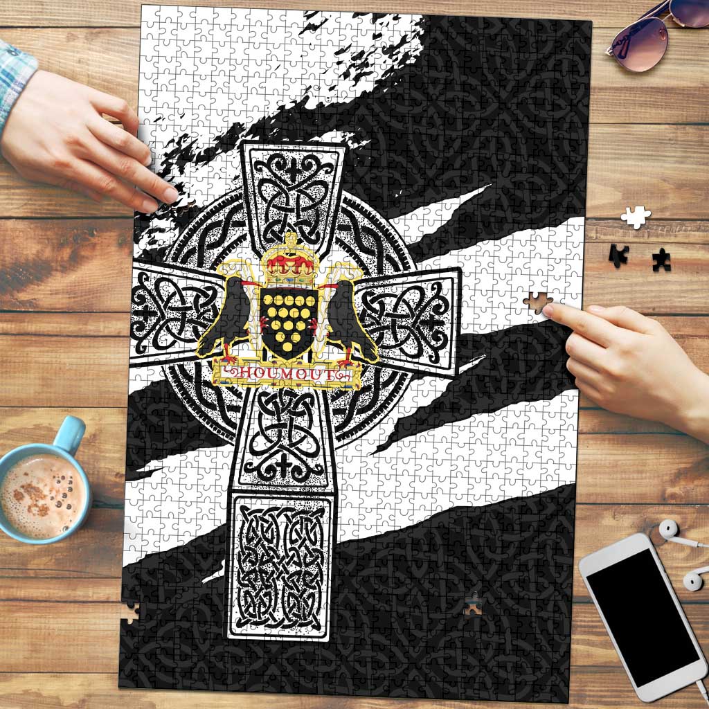 Cornwall Celtic Cross Puzzle Coat Of Arms - Wonder Print Shop