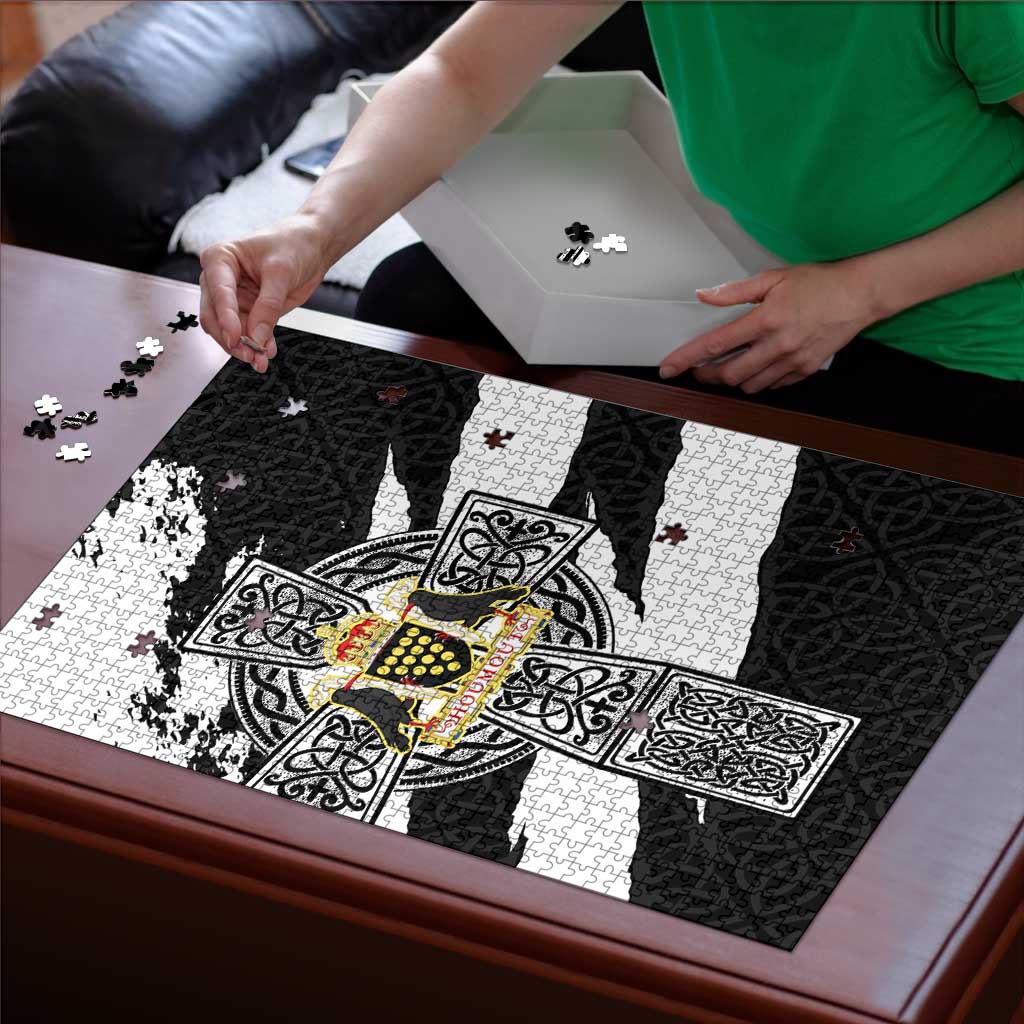 Cornwall Celtic Cross Puzzle Coat Of Arms - Wonder Print Shop