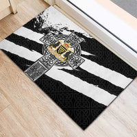 Cornwall Celtic Cross Rubber Doormat Coat Of Arms - Wonder Print Shop