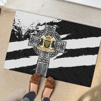 Cornwall Celtic Cross Rubber Doormat Coat Of Arms - Wonder Print Shop
