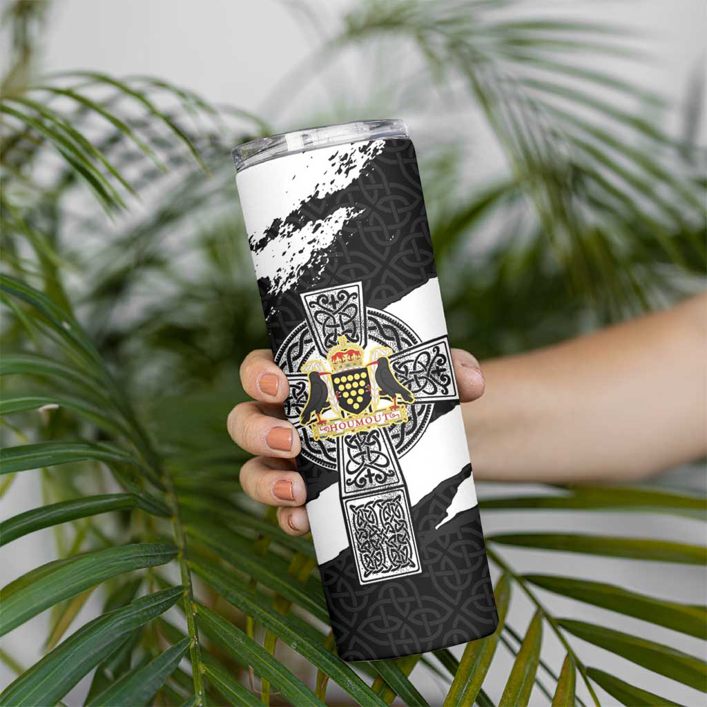 Cornwall Celtic Cross Skinny Tumbler Coat Of Arms - Wonder Print Shop