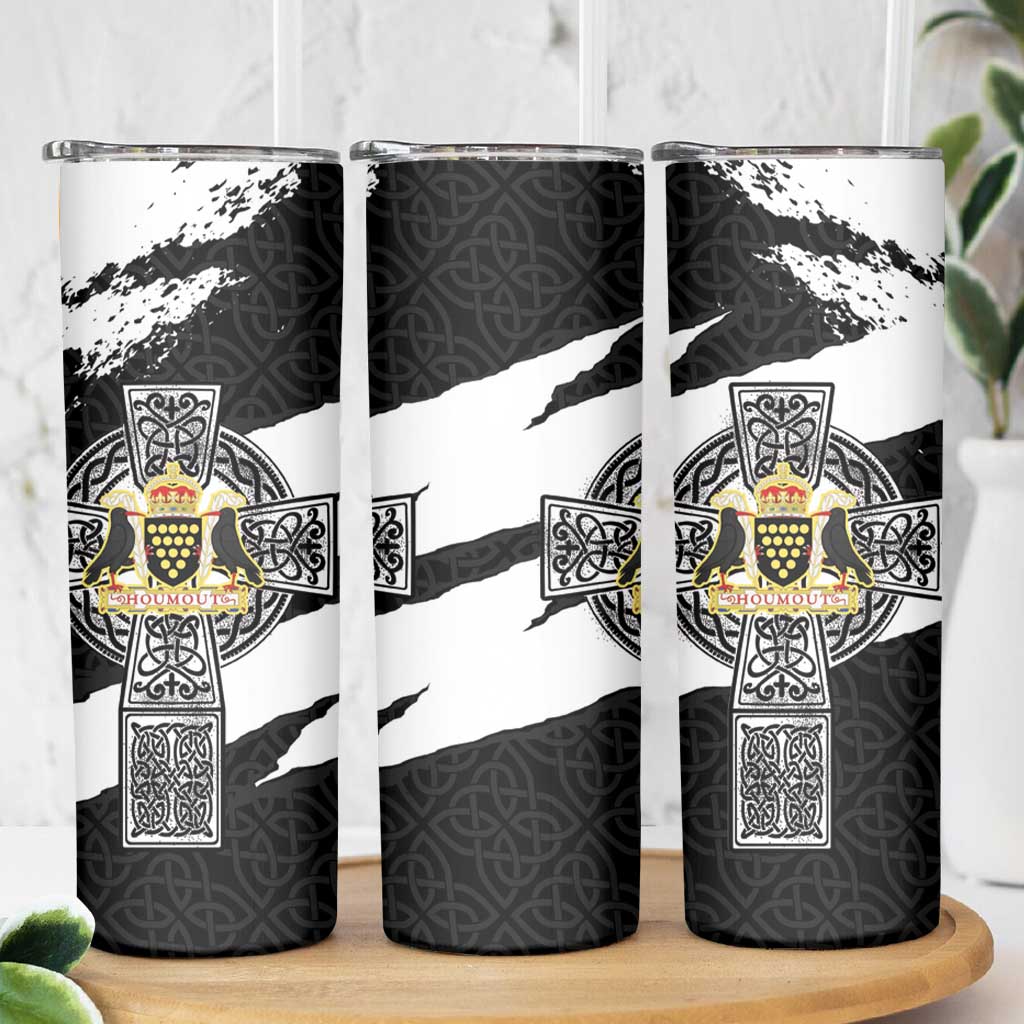 Cornwall Celtic Cross Skinny Tumbler Coat Of Arms - Wonder Print Shop