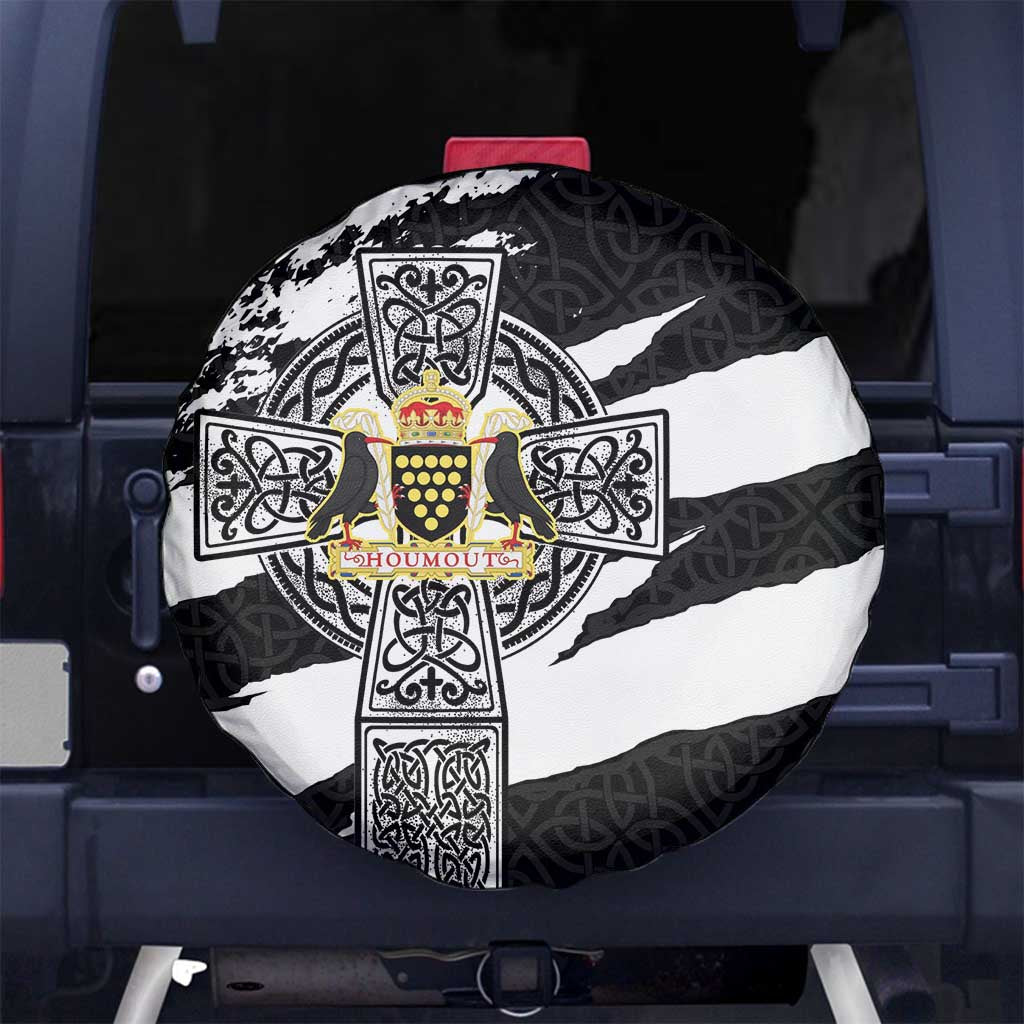 Cornwall Celtic Cross Spare Tire Cover Coat Of Arms - Wonder Print Shop