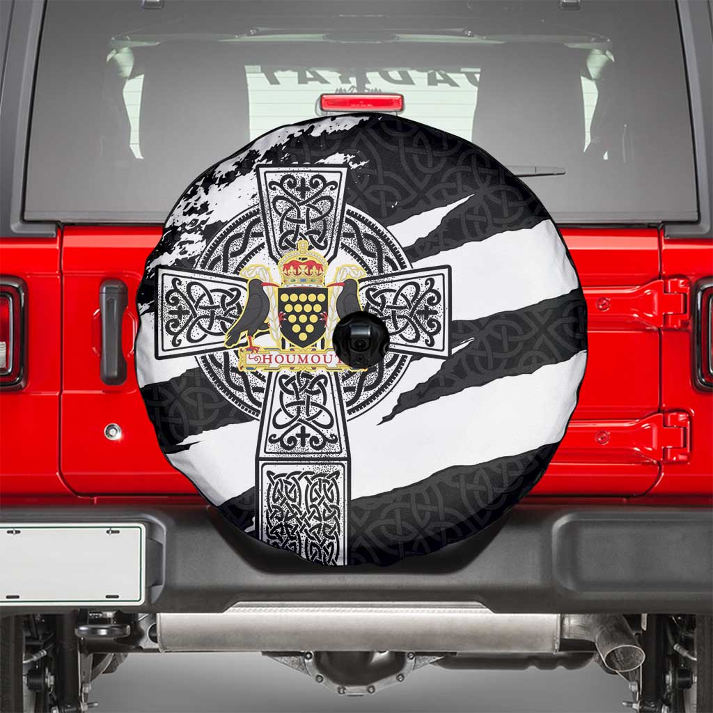 Cornwall Celtic Cross Spare Tire Cover Coat Of Arms - Wonder Print Shop