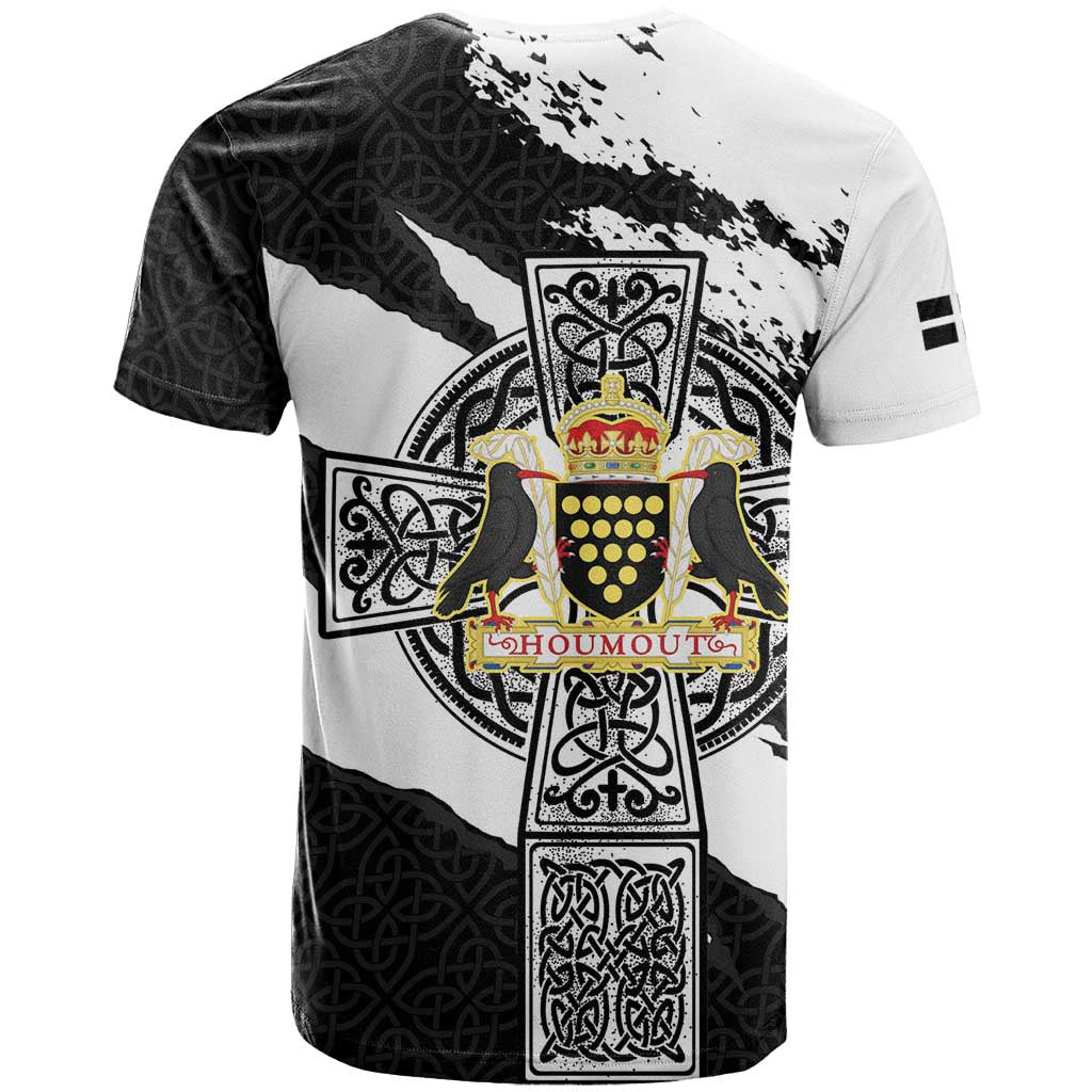 Cornwall Celtic Cross T Shirt Coat Of Arms - Wonder Print Shop