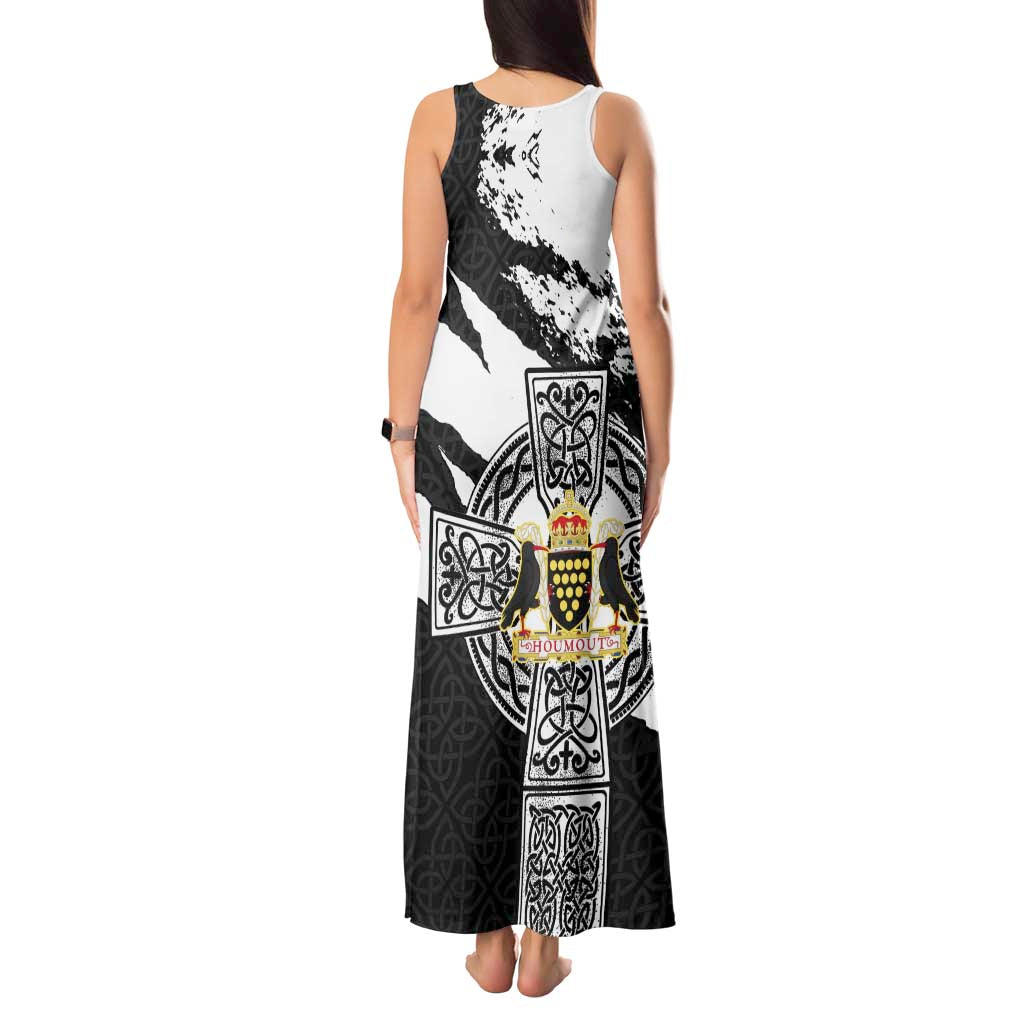 Cornwall Celtic Cross Tank Maxi Dress Coat Of Arms - Wonder Print Shop