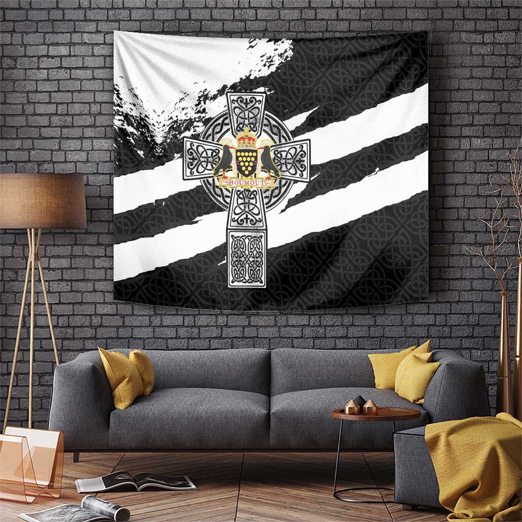 Cornwall Celtic Cross Tapestry Coat Of Arms - Wonder Print Shop