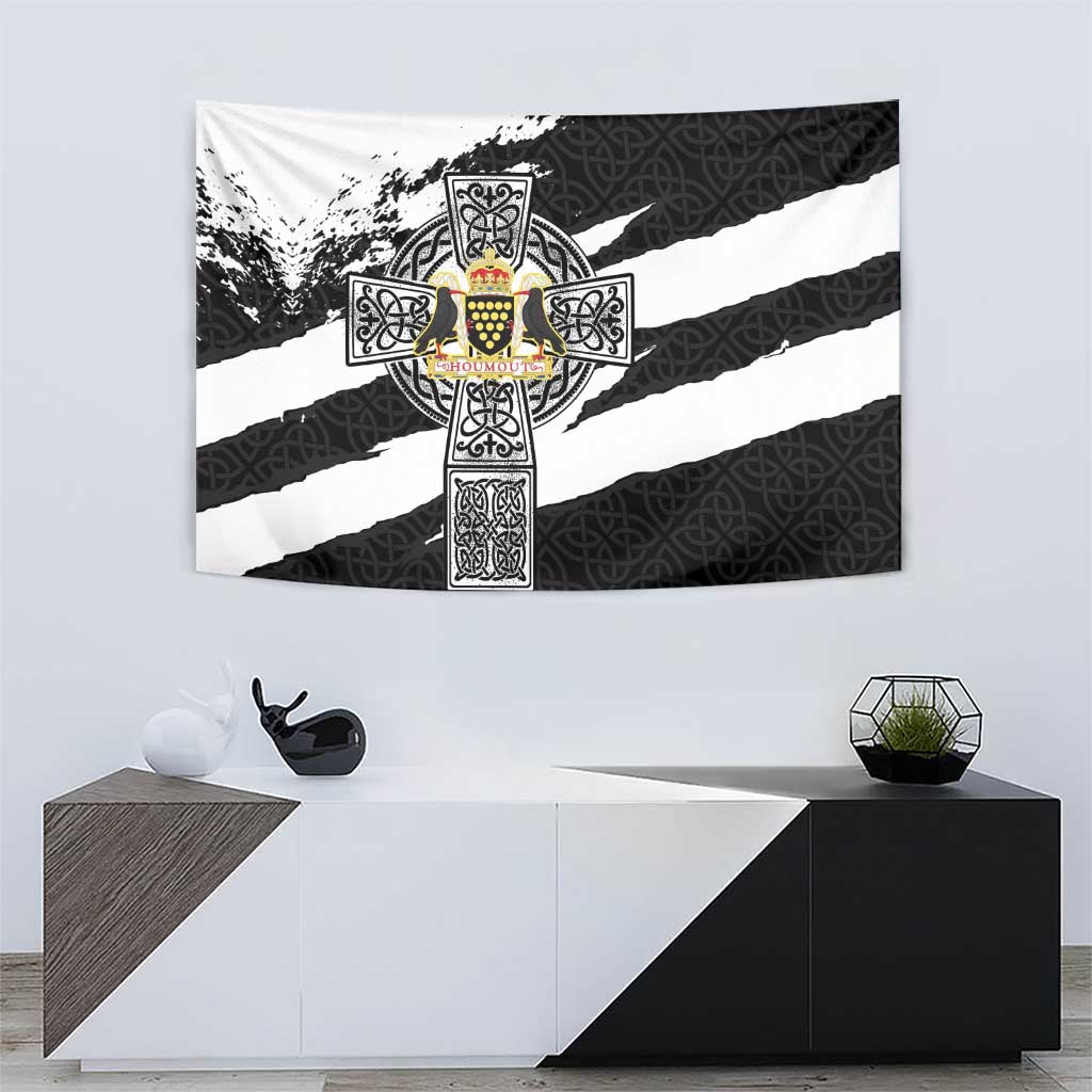 Cornwall Celtic Cross Tapestry Coat Of Arms - Wonder Print Shop