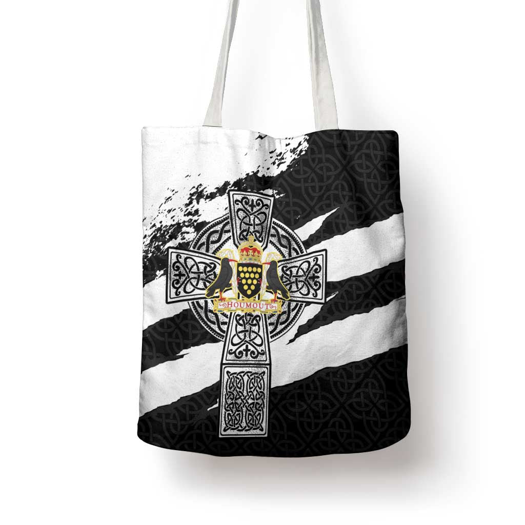 Cornwall Celtic Cross Tote Bag Coat Of Arms - Wonder Print Shop