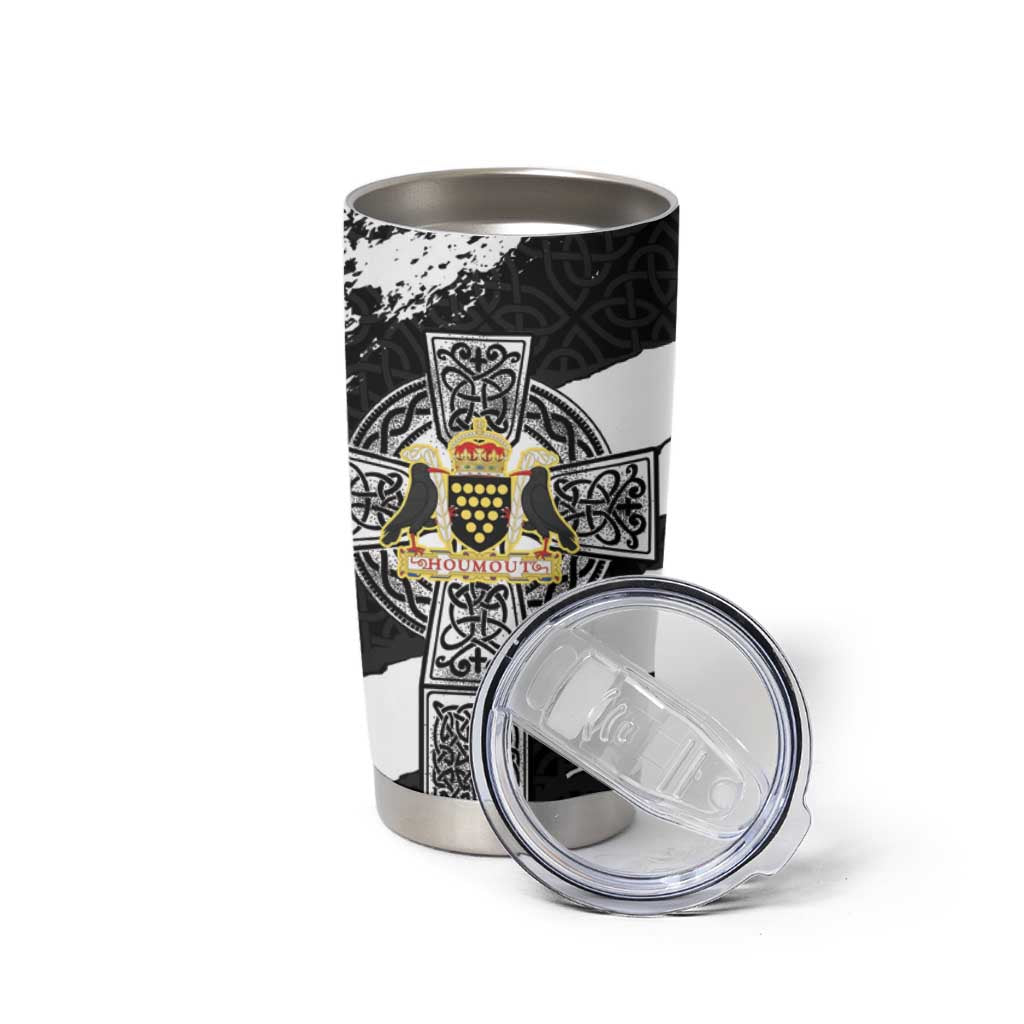 Cornwall Celtic Cross Tumbler Cup Coat Of Arms - Wonder Print Shop