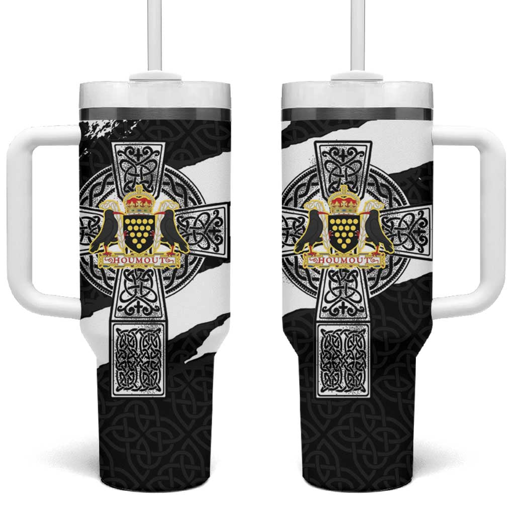 Cornwall Celtic Cross Tumbler With Handle Coat Of Arms - Wonder Print Shop