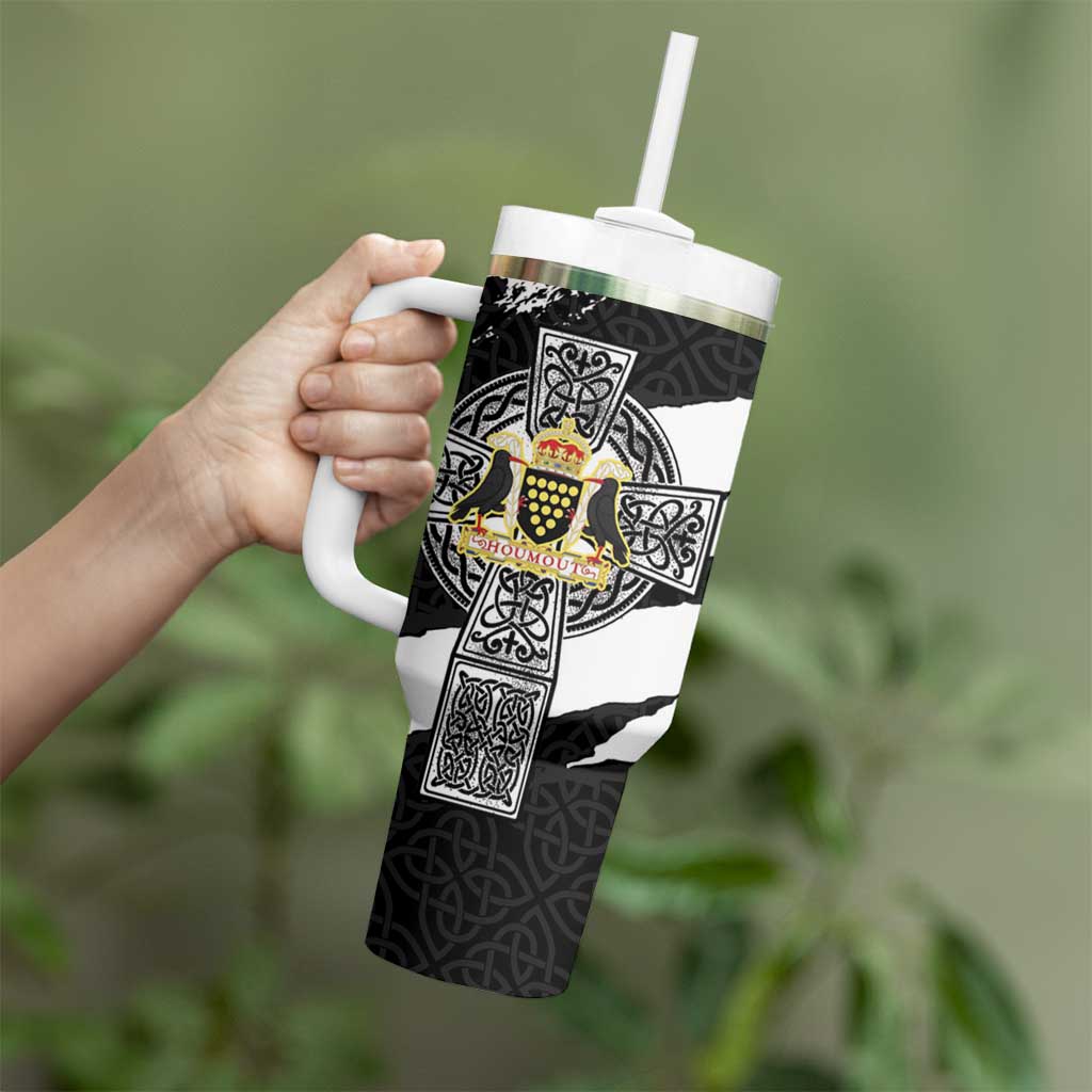 Cornwall Celtic Cross Tumbler With Handle Coat Of Arms - Wonder Print Shop