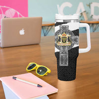 Cornwall Celtic Cross Tumbler With Handle Coat Of Arms - Wonder Print Shop