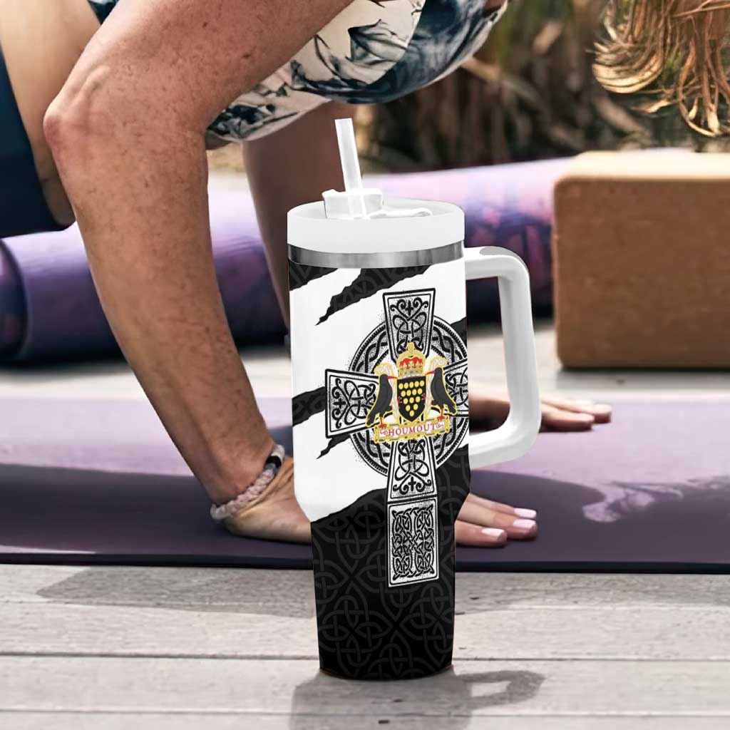 Cornwall Celtic Cross Tumbler With Handle Coat Of Arms - Wonder Print Shop