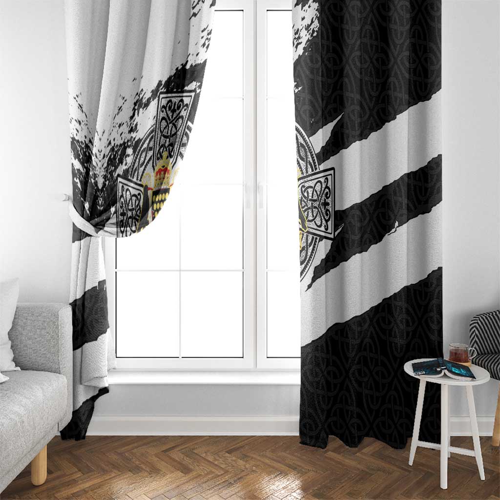 Cornwall Celtic Cross Window Curtain Coat Of Arms - Wonder Print Shop