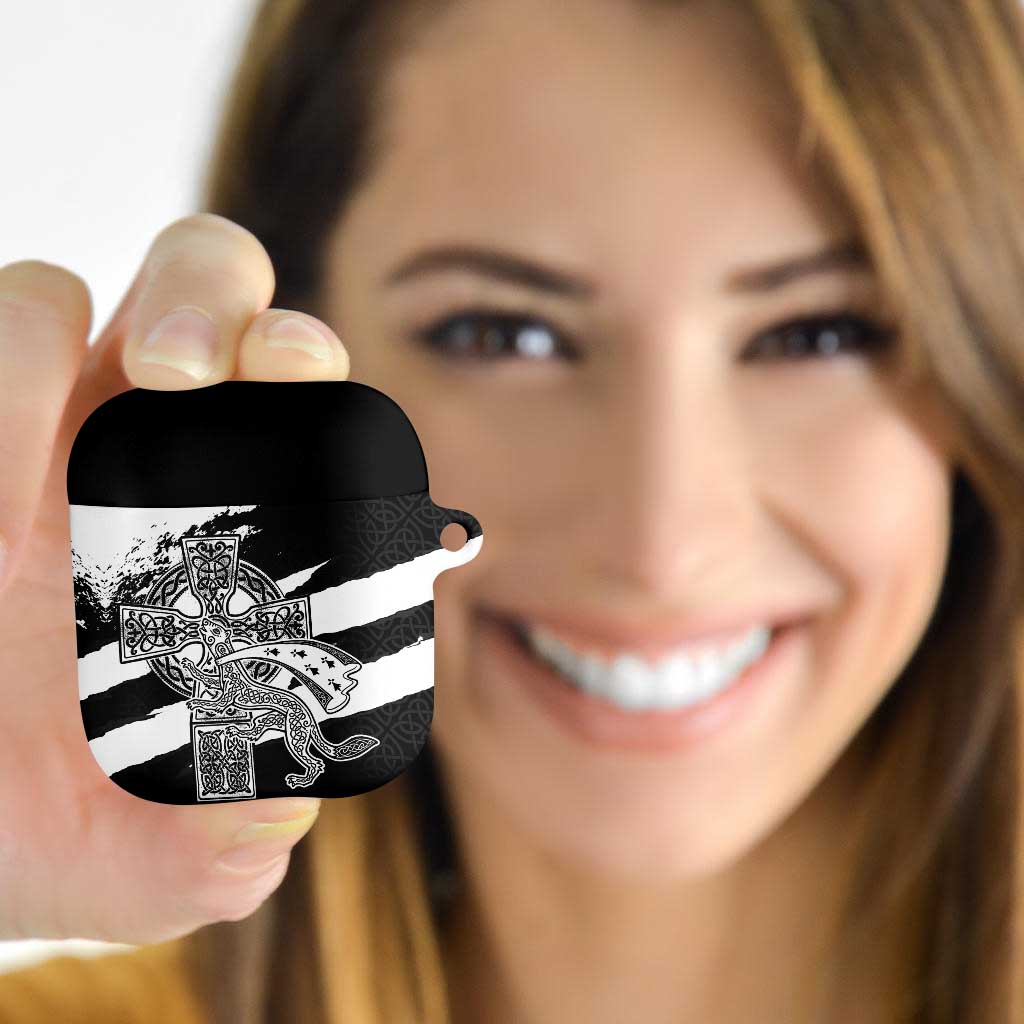 Brittany Celtic Cross AirPods Case Celtic Pattern - Wonder Print Shop