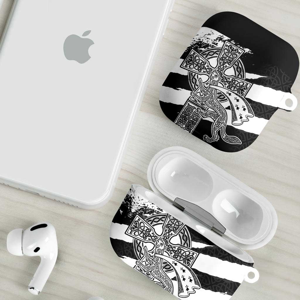 Brittany Celtic Cross AirPods Case Celtic Pattern - Wonder Print Shop