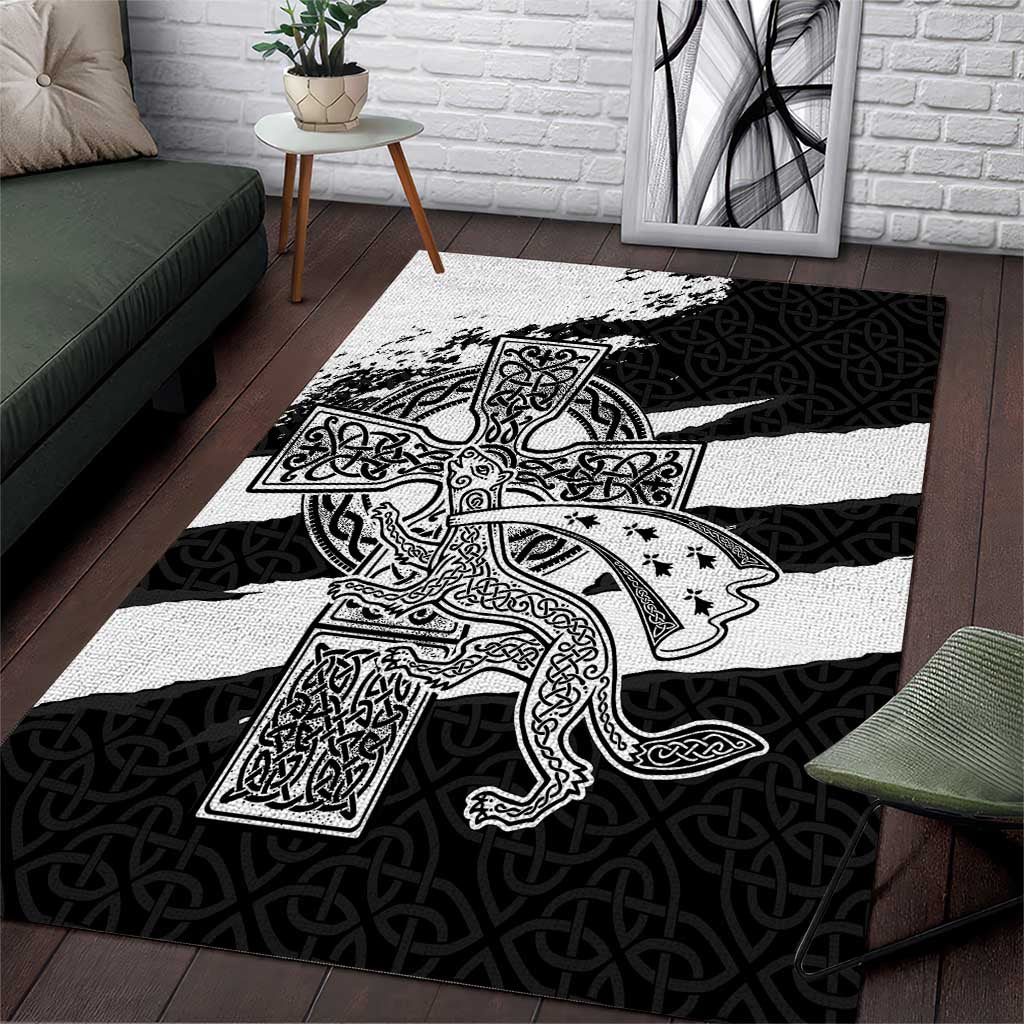 Brittany Celtic Cross Area Rug Celtic Pattern - Wonder Print Shop