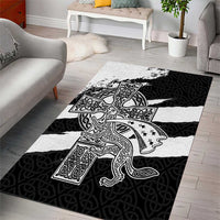 Brittany Celtic Cross Area Rug Celtic Pattern - Wonder Print Shop