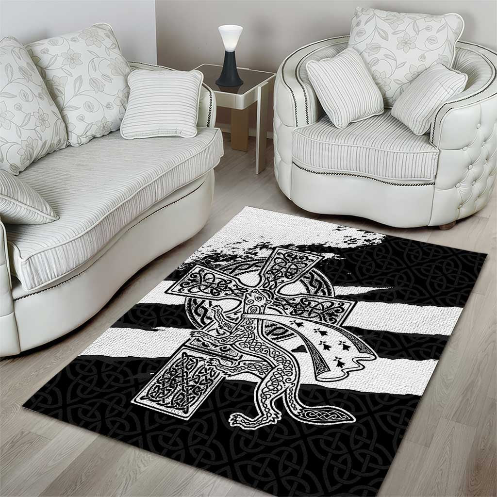 Brittany Celtic Cross Area Rug Celtic Pattern - Wonder Print Shop