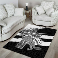 Brittany Celtic Cross Area Rug Celtic Pattern - Wonder Print Shop